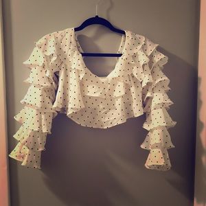 Long sleeve crop too